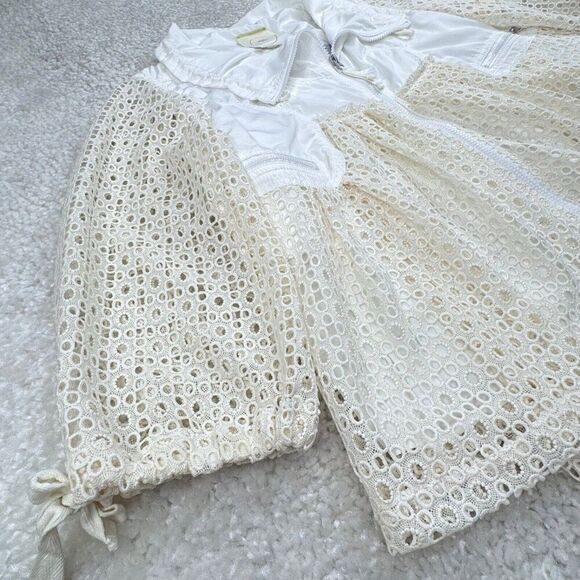 Anthropologie Hei Hei Eyelet Swing Windbreaker Jacket Medium Petite NEW - Picture 10 of 13